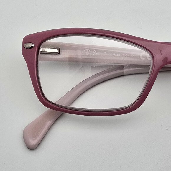 *SOLD* Ray-Ban Junior RB1550 3656 Pink on Light Pink Kids Jr Eyeglasses Frame - Picture 12 of 12